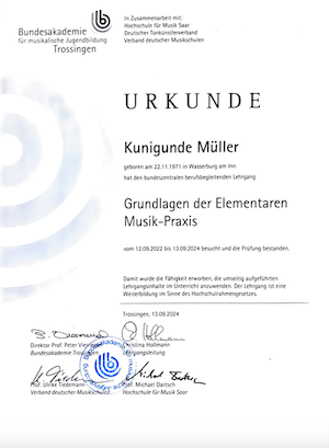 Music for kids, Musikgarten Taufkirchen/Vils, musikalische Früherziehung, Kunigunde Müller